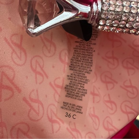Victoria secret bathing suit top bling rhinestone diamond crystals bikini top - Picture 14 of 14